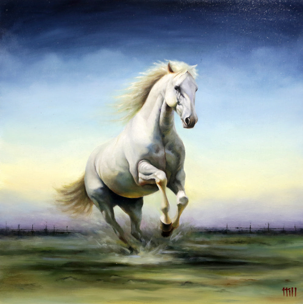 Horse Oil Painting | Adrian Hill | Pomfret Gallery