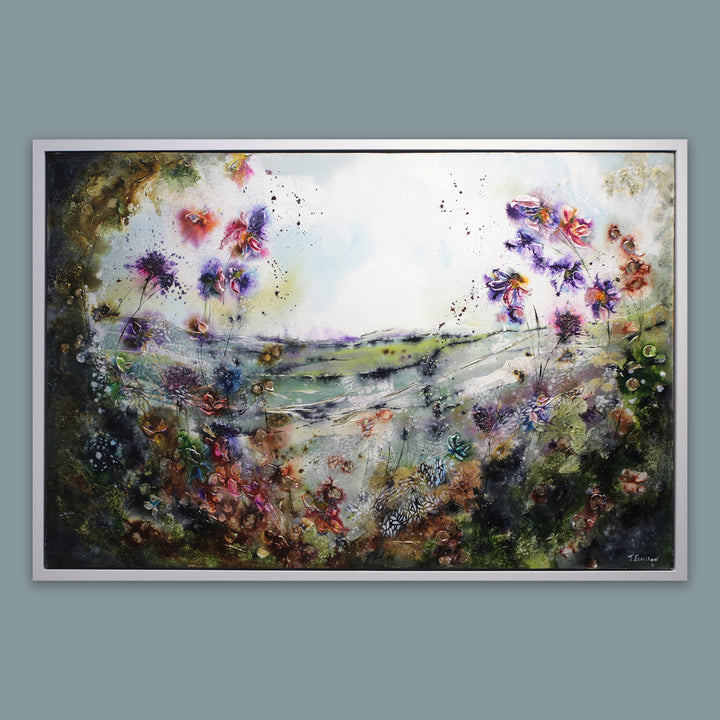 Between the Hedgerows - Original Painting