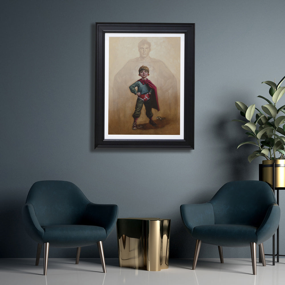 Lad of Steel Large Black Frame