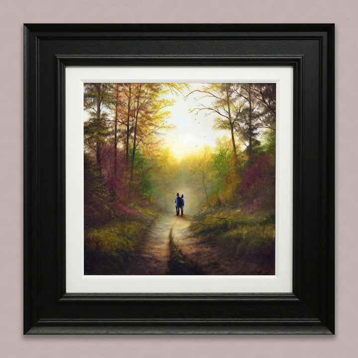 'Cosy hearts and falling leaves' - Limited Edition Print