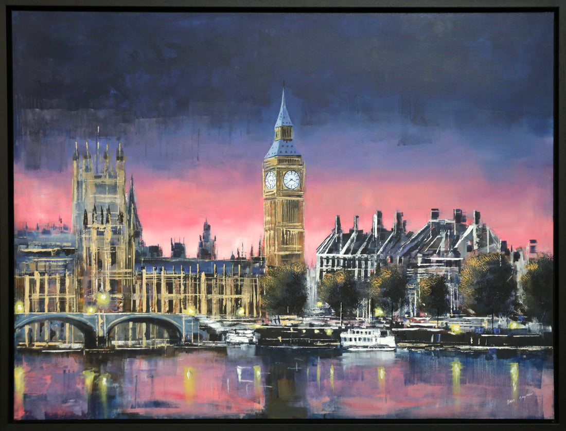 Dusk Over Westminster - Original Oil Painting