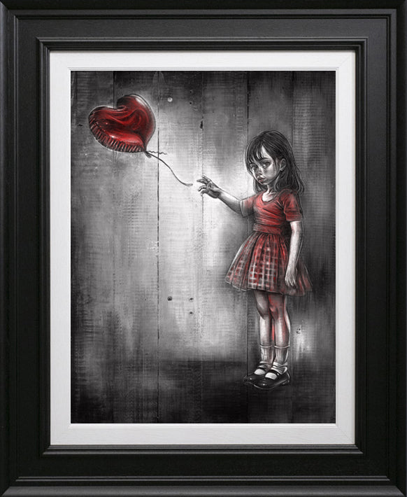 Girl with Balloon - Limited Edition on Canvas