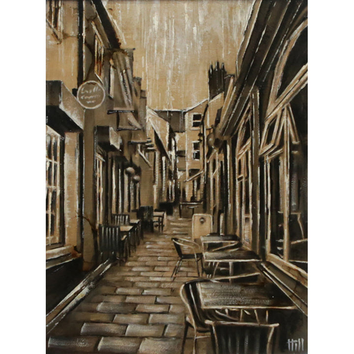 'Mauds Yard' Original Oil Painting - SOLD