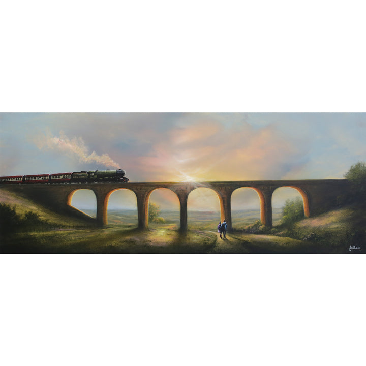 'Steam Over the Arches' - Original Painting