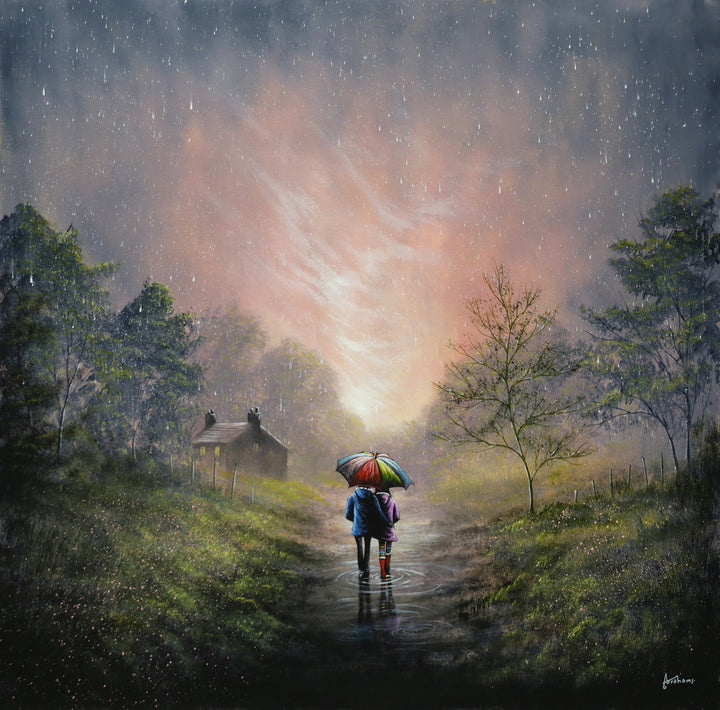 'Time to Shelter from the Storm' - Original Painting