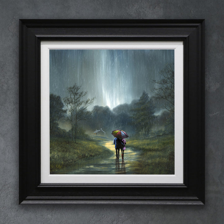 'Warmth Beyond the Rain' - Hand Embellished Limited Edition Print
