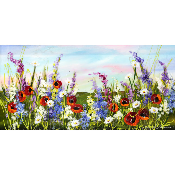 Wildflower Fields - Original Mixed Media