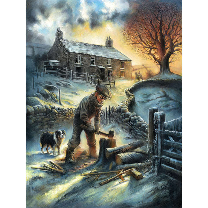 Cold hands, warm heart - Limited Edition on Canvas