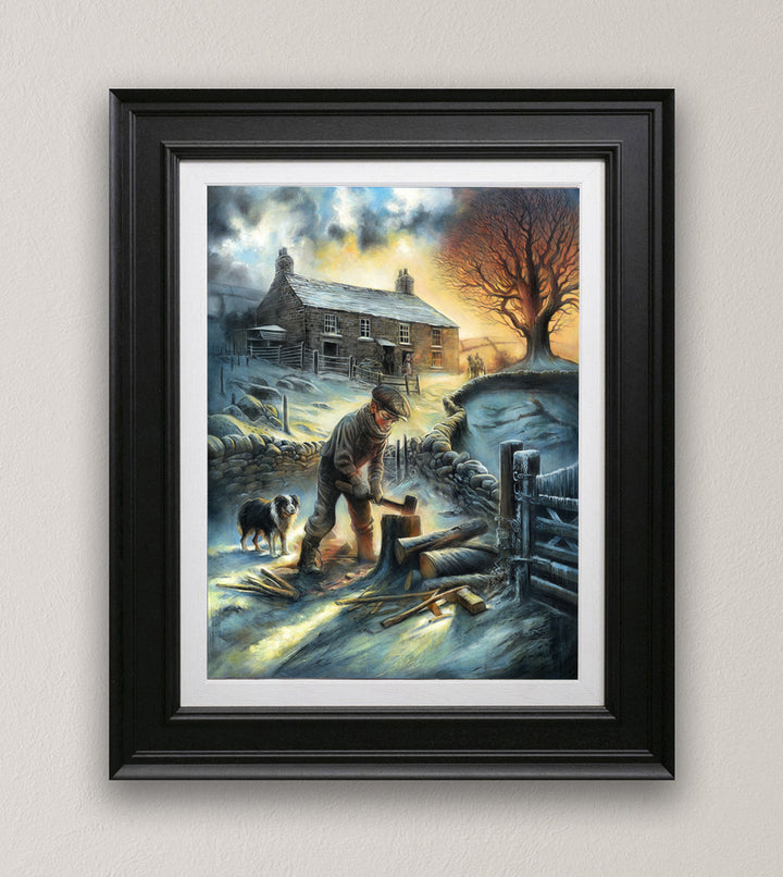 Cold hands, warm heart - Limited Edition on Canvas