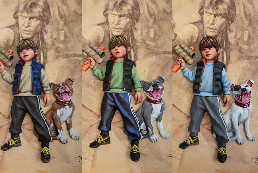 'Going Solo' - Hand Painted Limited Edition Sculpture
