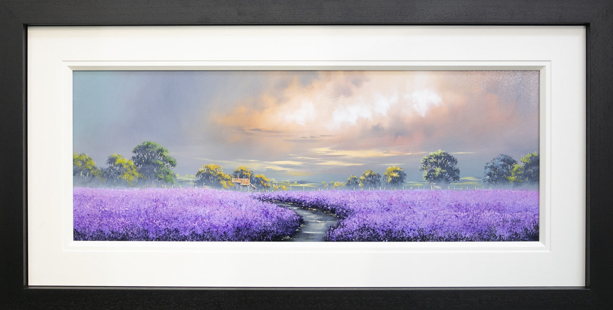 The Lavender Walk - Original Painting