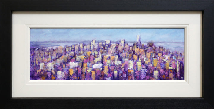 Manhattan Skyline - Original Oil Painting