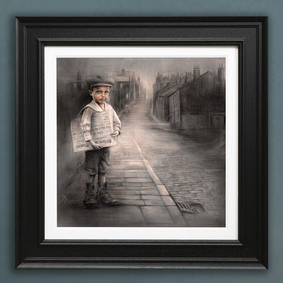 Paperboy - Limited Edition on Canvas