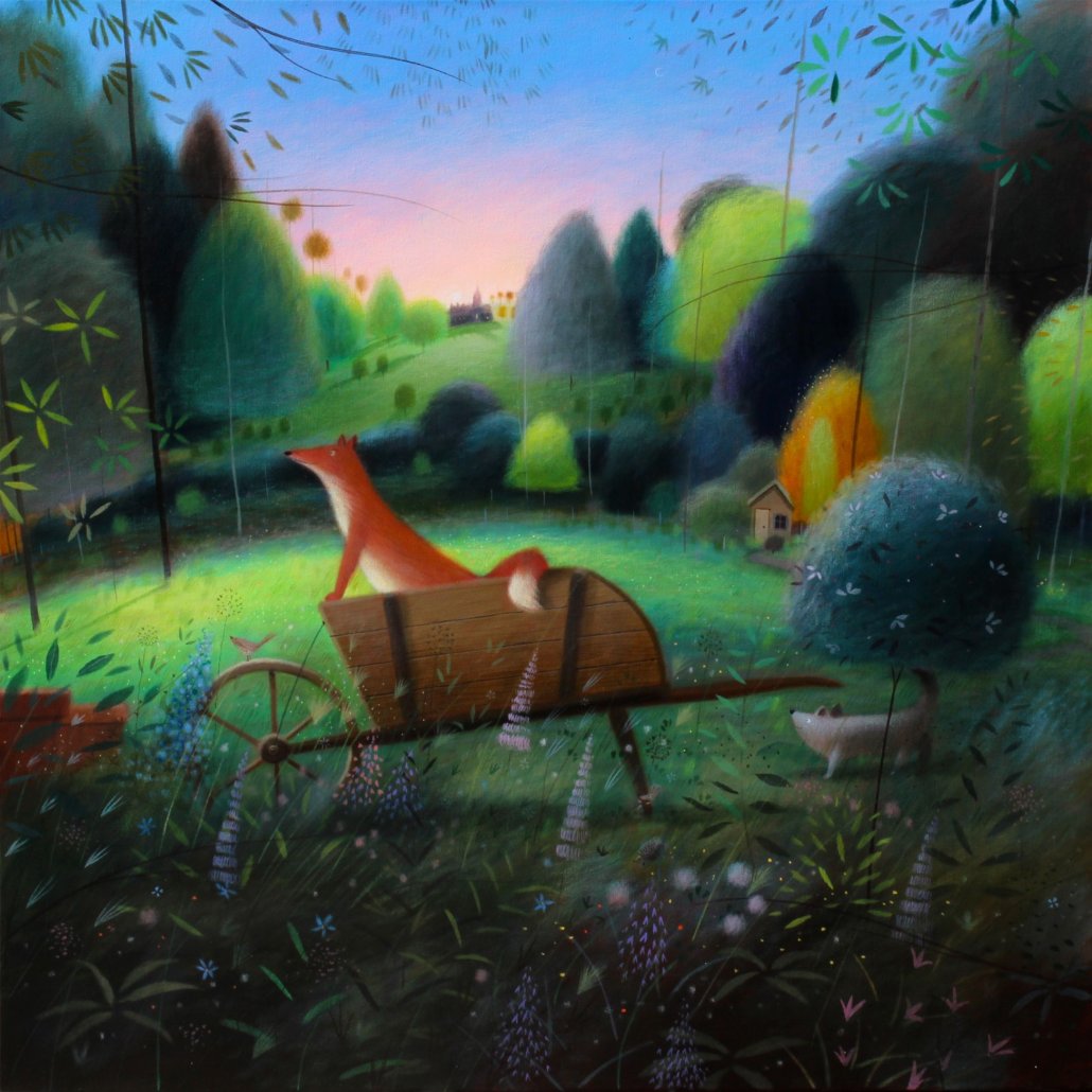 Mr Foxes Big Race - Limited Edition Print