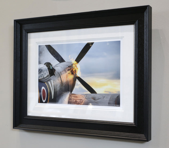 Graham Taylor – Flaming Spitfire | Fine Art Print